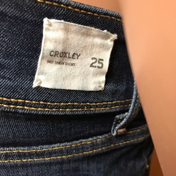 HUDSON Croxley Mid Thigh Short-Blue-Size 25 -Good Condition - Picture 13 of 16